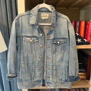 Madewell oversized trucker jean jacket